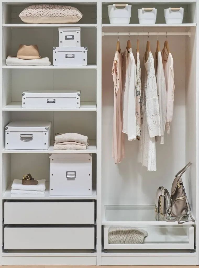 Zeller, pudełko do przechowywania, biały, 35 l