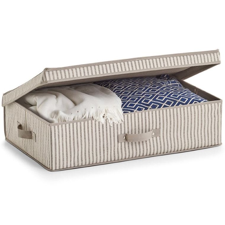 Zeller, składane pudełko do przechowywania, materiałowe, 61,5-38-16,5 cm