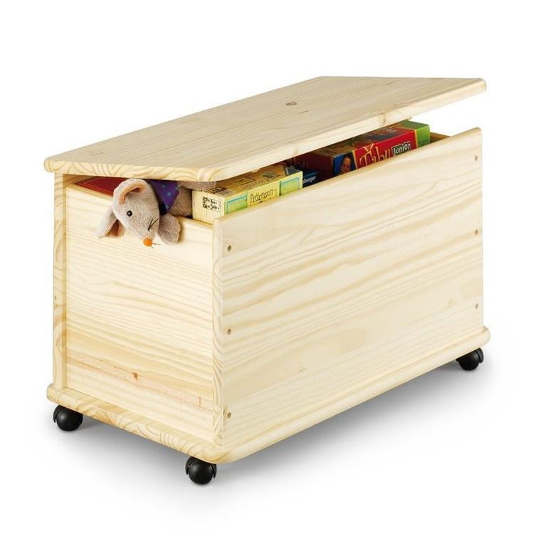 Zeller, skrzynia do przechowywania, organizer z pokrywą, 130l