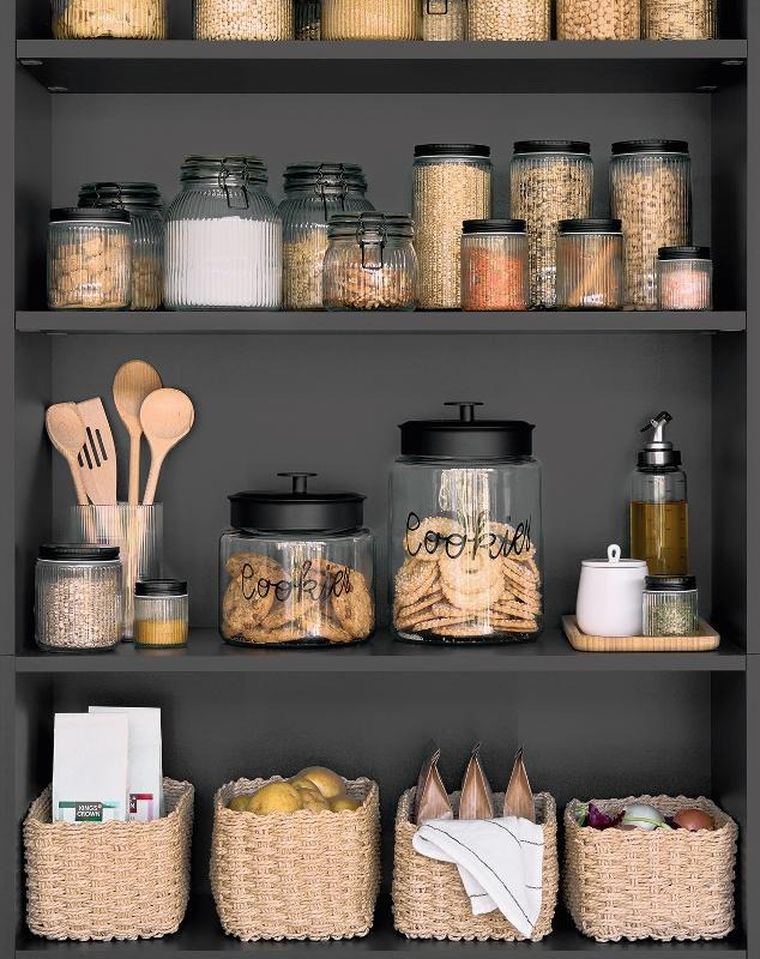 Zeller, słoik z metalową pokrywką, Kitchen essentials, ryflowane szkło