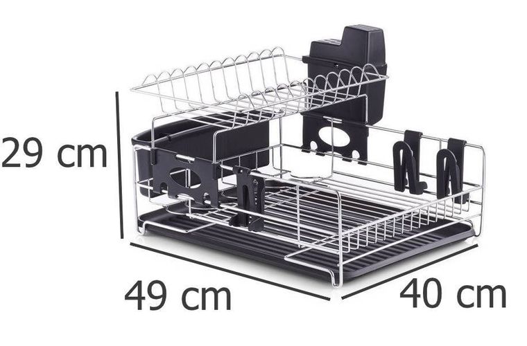 Zeller, suszarka do naczyń, ociekacz, stal chromowana