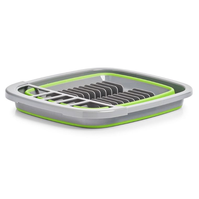 Zeller, suszarka do naczyń, składana, zielona, 35-32-12 cm