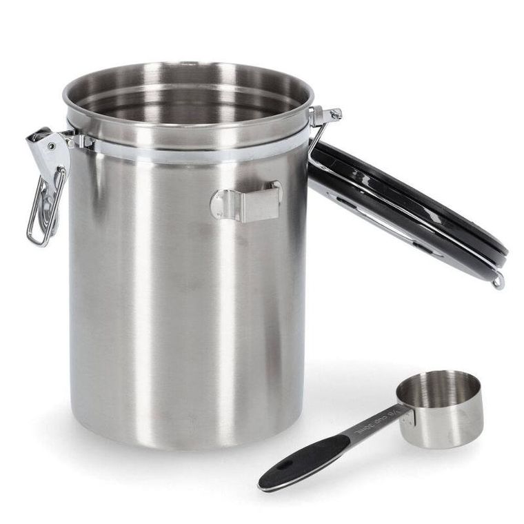 Zeller, szczelna puszka na kawę z klipsem i miarką, 1700 ml