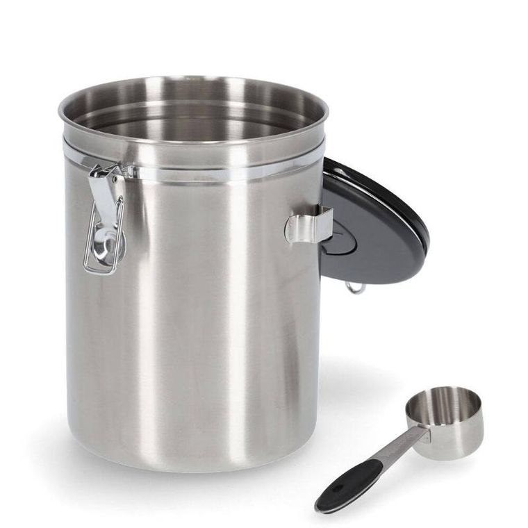 Zeller, szczelna puszka na kawę z klipsem i miarką, 2700 ml