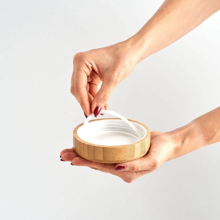 Zeller, szklany słoik ze szczelną pokrywką z bambusa, 1600 ml