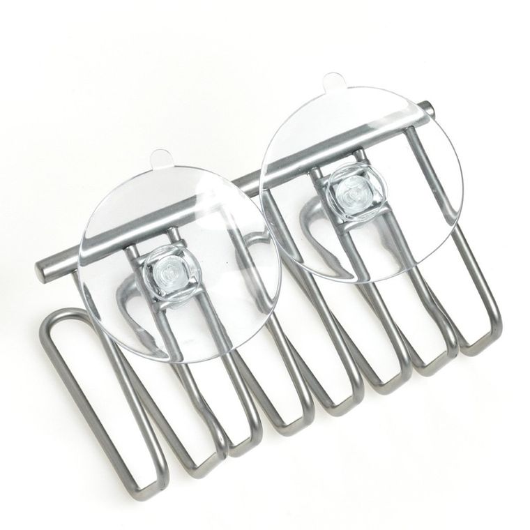 Zeller, uchwyt na gąbkę kuchenną, metalowy z przyssawkami