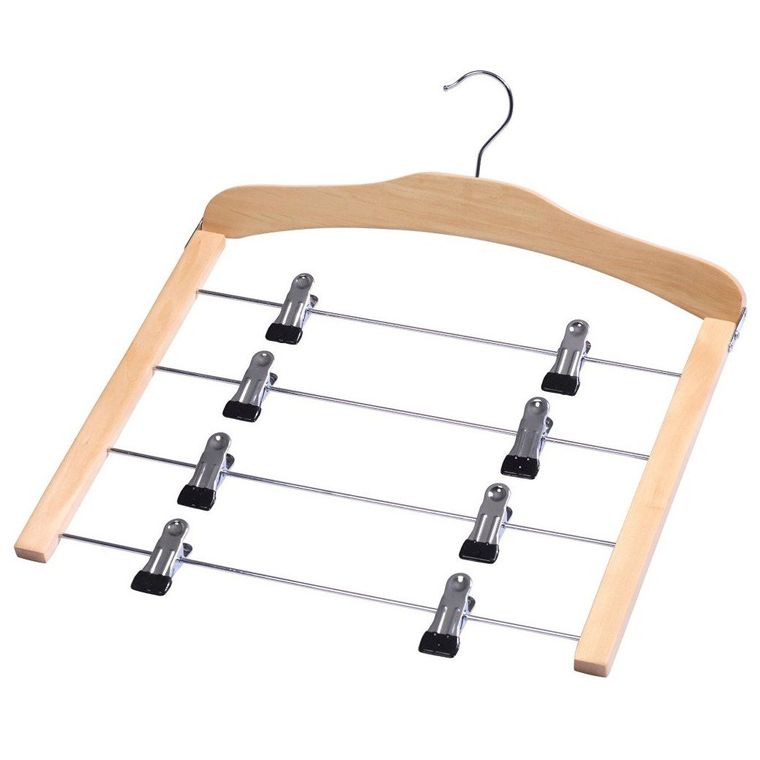 Zeller, uchwyt na spódnice, ubrania, 4 wieszaki