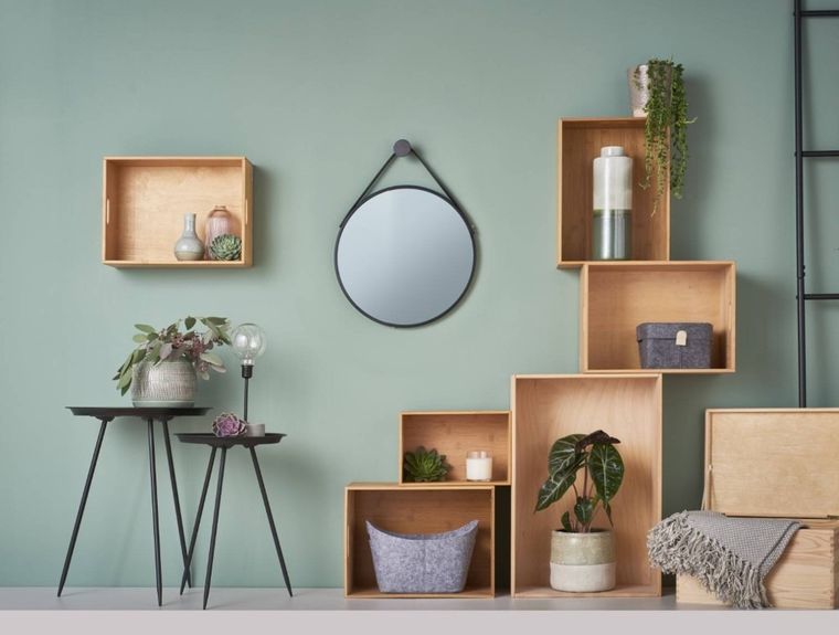 Zeller, wielofunkcyjny pojemnik na drobiazgi, bambusowy