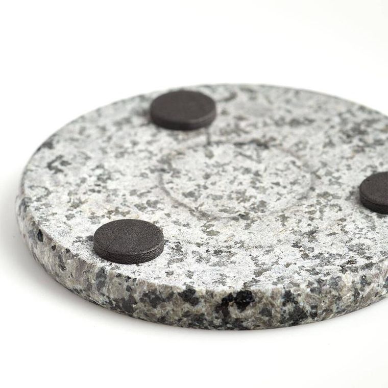 Zeller, zestaw granitowych podkładek pod szklanki, ø10.5 cm