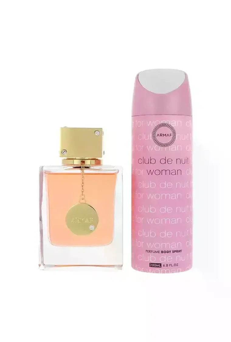 Zestaw Armaf, Club de Nuit Woman, zestaw: woda perfumowana, 105 ml + Body Spray, dezodorant, 200 ml