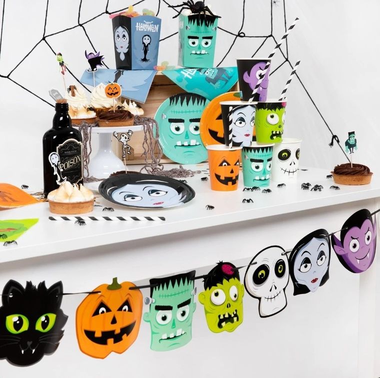 Zestaw Halloween Monsters, 24 elementy