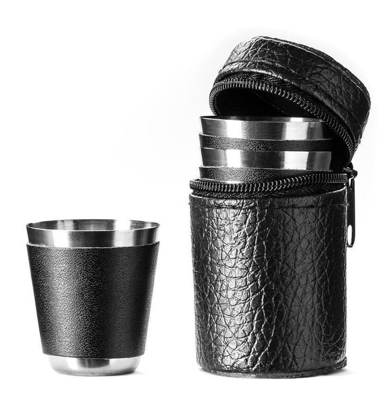 Zestaw kieliszków w etui, 4 szt.