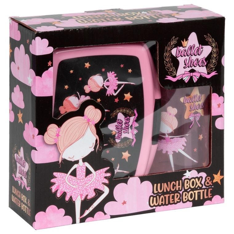 Zestaw: lunchbox + bidon, 330 ml, Baletnica