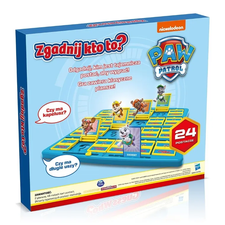 Zgadnij kto to? Psi Patrol, gra familijna