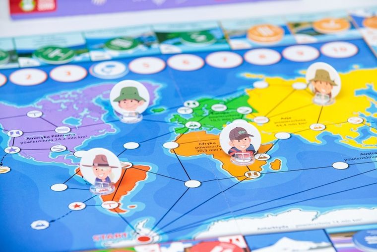 Zielona Sowa, Kontynenty, gra edukacyjna