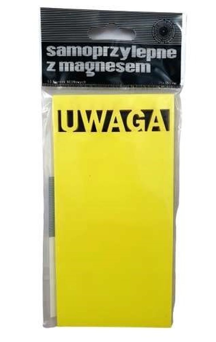 Ziemia Obiecana, karteczki elektrostatyczne, Uwaga, 75-75 mm, 100 kartek