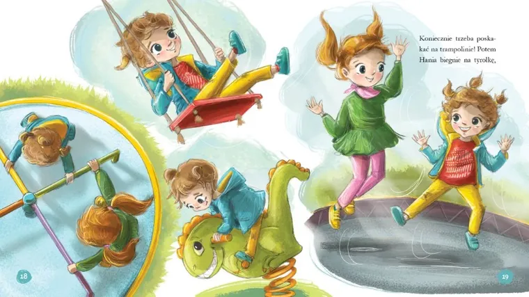 Zoja i różowy rowerek