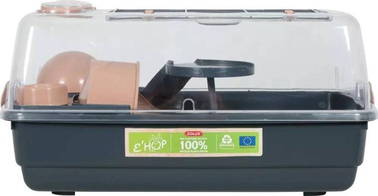 Zolux, klatka Ehop dla chomika, 55 cm, różowy