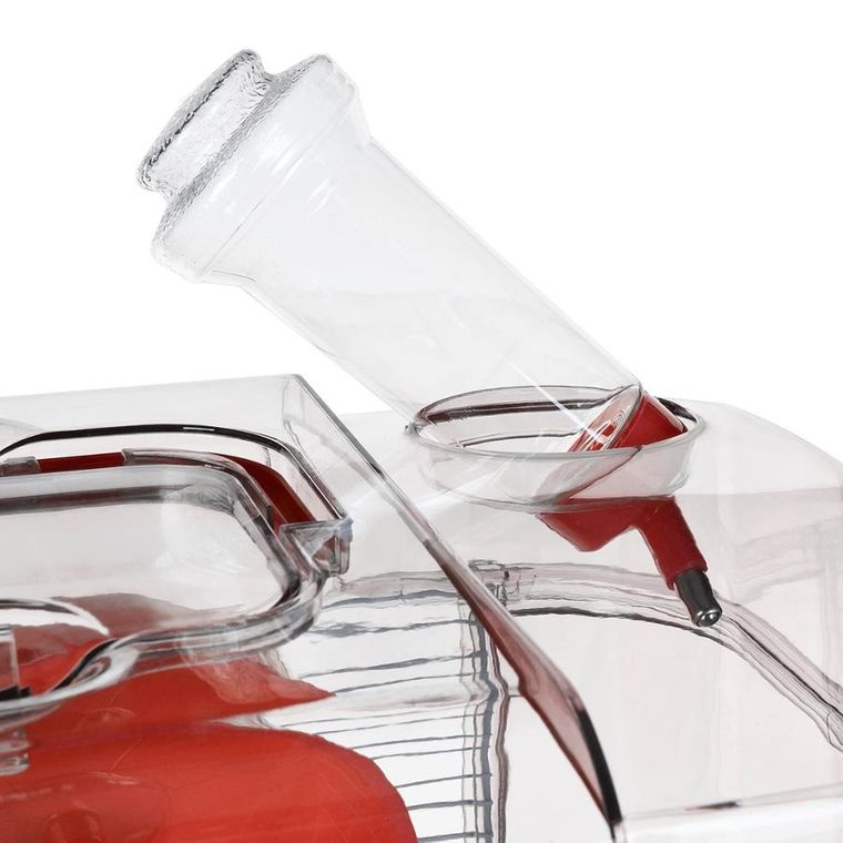 Zolux, Rody3 Trio, klatka dla gryzoni, czerwony