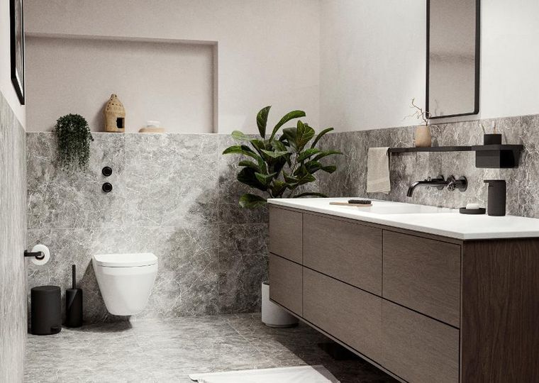 Zone Denmark, dozownik do mydła, Rim, czarny