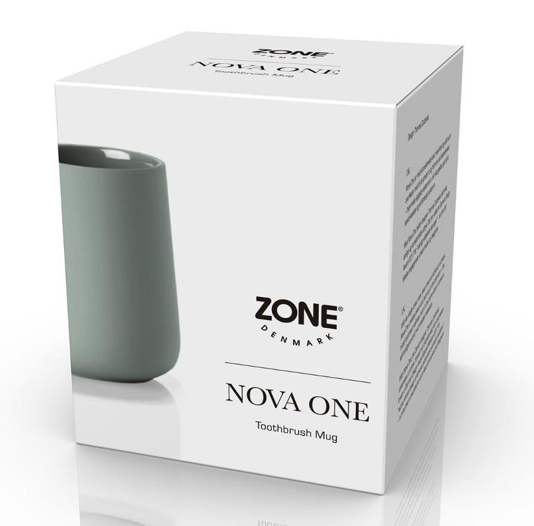 Zone Denmark, kubek na szczoteczki do zębów, Nova One Matcha, green