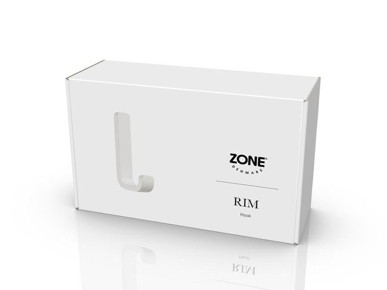 Zone Denmark, Rim, haczyk ścienny pojedynczy, white