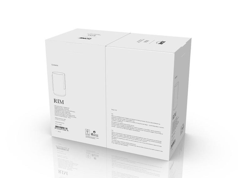 Zone Denmark, Rim, pojemnik ścienny na papier toaletowy, white