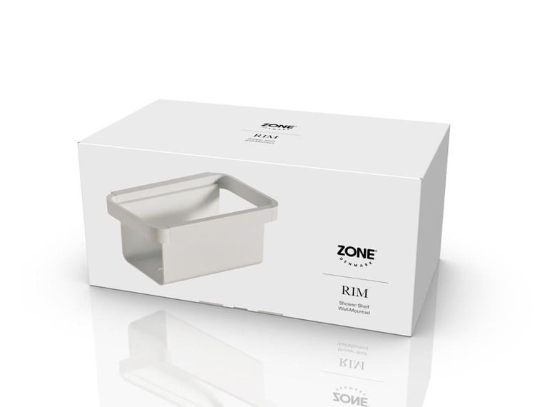 Zone Denmark, Rim, półka prysznicowa głęboka, white