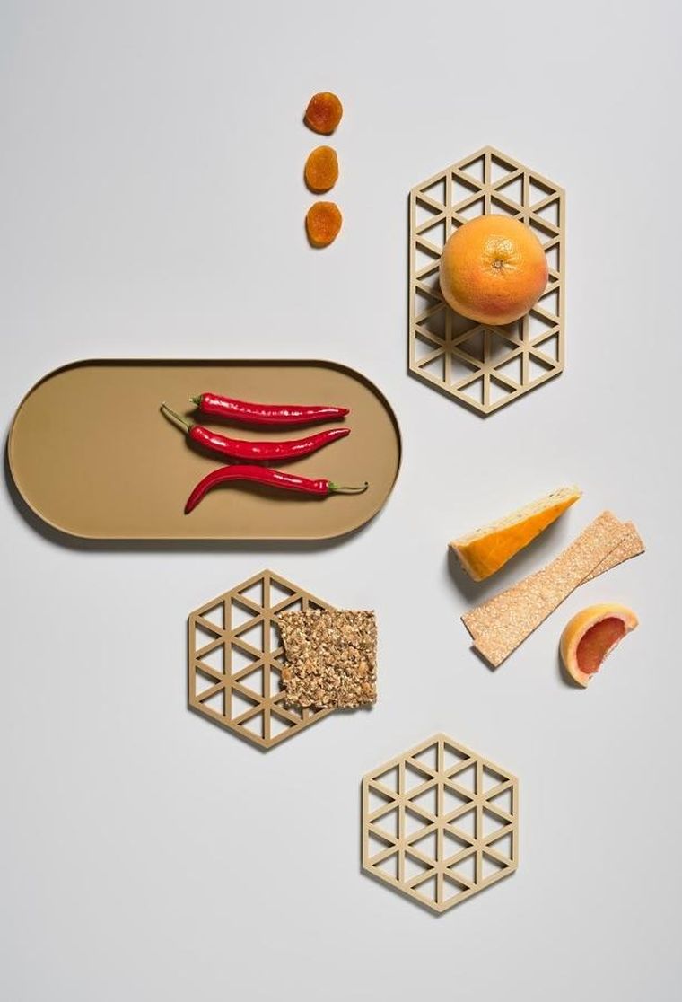 Zone Denmark, Triangles, podkładka pod naczynia, czarna