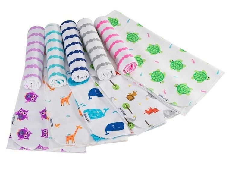 Zoocchini, Wieloryb, kocyki flanelowe, 2 szt.