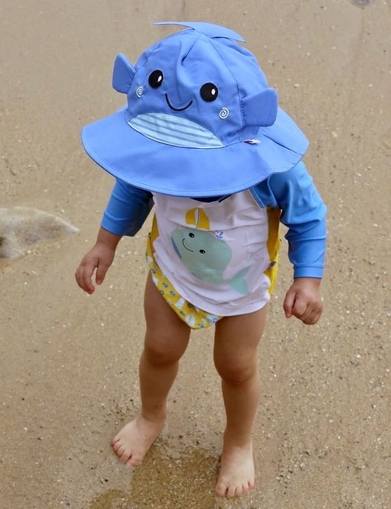 Zoocchini, Wieloryb, pieluszka kąpielowa z czapką, rozmiar S