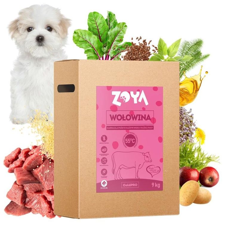 Zoya, Coldpro, Wołowina, sucha karma dla psa, 9kg