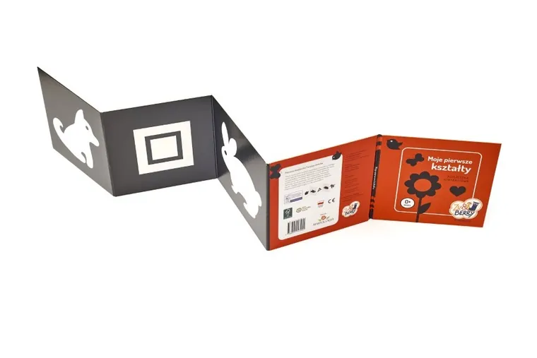 Zu&Berry. Moje pierwsze kształty. Książeczka kontrastowa