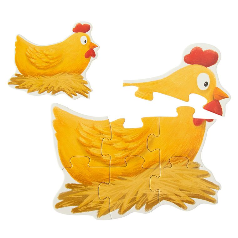 Zwierzęta, puzzle 6w1