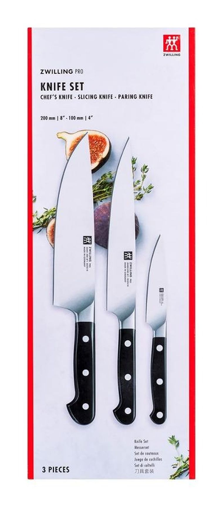 Zwilling, zestaw 3 noży, Pro 38430-007-0