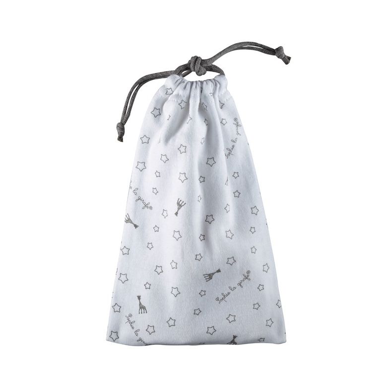 Żyrafa Sophie, zestaw: gryzak + pokrowiec