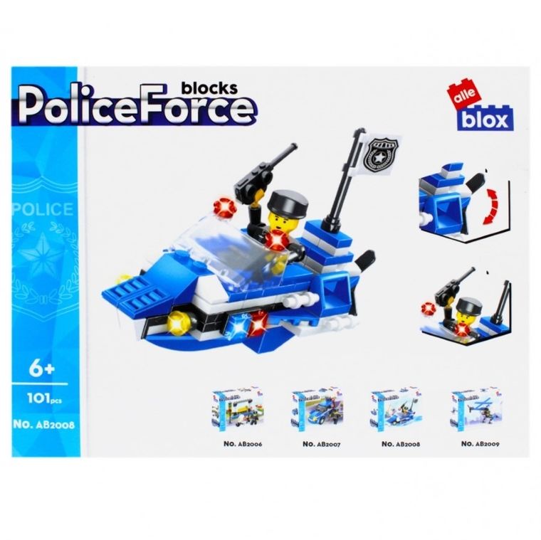 Alleblox, policja, klocki konstrukcyjne