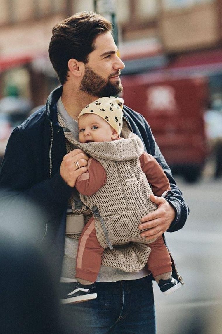 BabyBjörn, Move 3D Mesh, nosidełko, szary beż