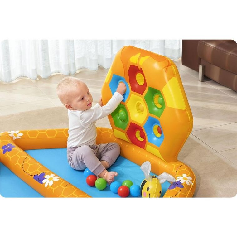 Bestway, plac zabaw, dmuchany, pszczółki, 127-119-61 cm