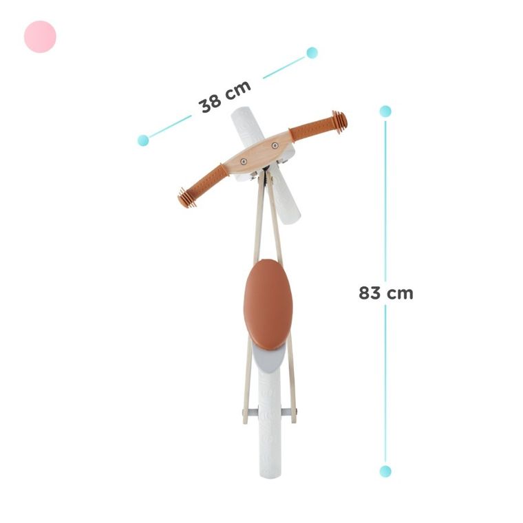 Kinderkraft, Runner Nature, rowerek biegowy, koralowy