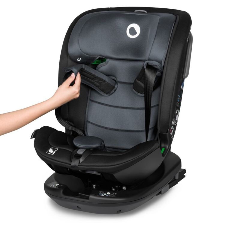 Lionelo, Bastiaan, RWF, I-size, fotelik samochodowy, Grey Stone, 0-36 kg, 40-150 cm