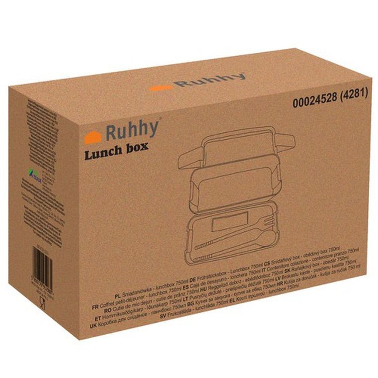 Ruhhy, lunchbox, 750 ml