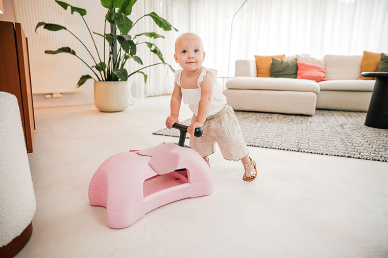 Scoot & Ride, My First, ewolucyjny jeździk pchacz, rose, 3w1