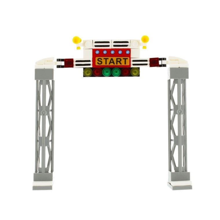 Alleblox, samochód wyścigowy, klocki konstrukcyjne, 255 elementów