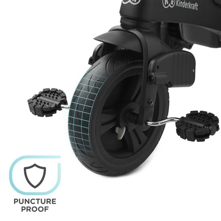 Kinderkraft, Twipper, rowerek trójkołowy, Grey