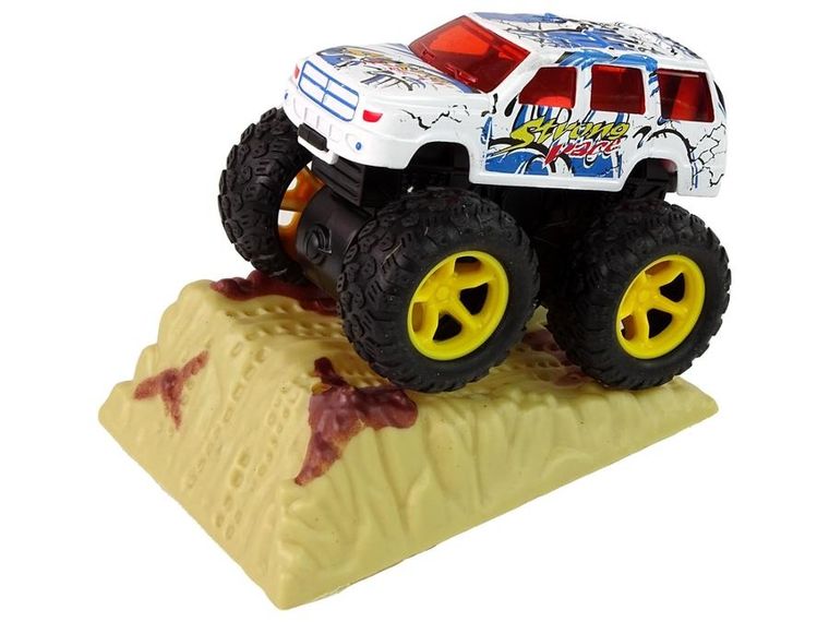 Lean Toys, BigFoot Die-Cast, pojazd z napędem i rampą, 1 szt.