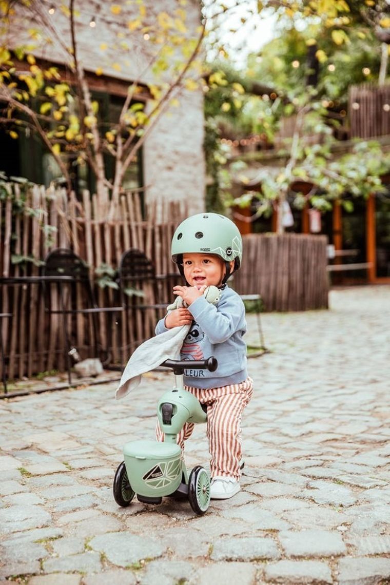 Scoot & Ride, Highwaykick 1, Lifestyle, jeździk i hulajnoga 2w1, Green Lines