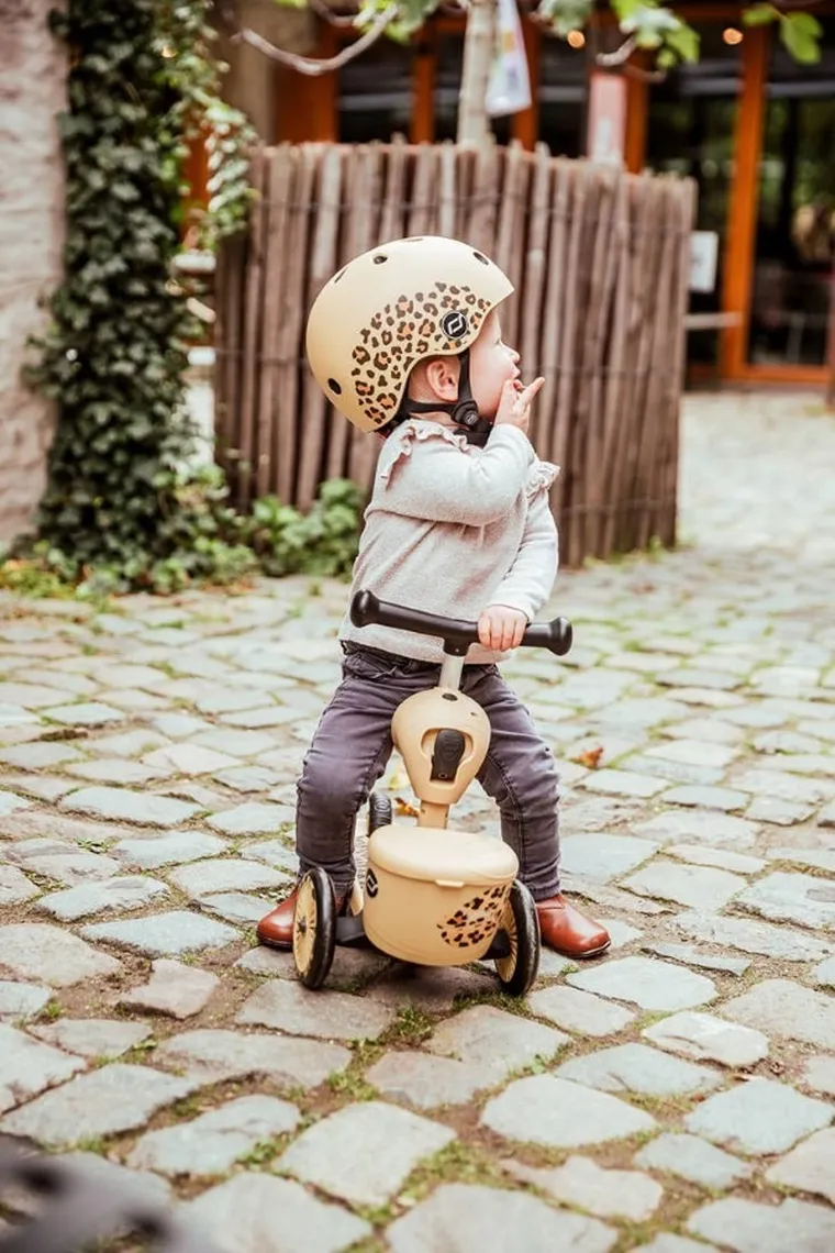 Scoot & Ride, Highwaykick 1, Lifestyle, jeździk i hulajnoga 2w1, Leopard
