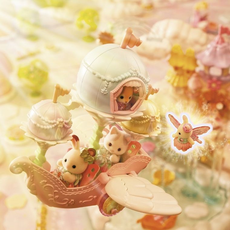 Sylvanian Families, Podniebny Pałac Kwiatowych Wróżek, zestaw z figurkami, 5815