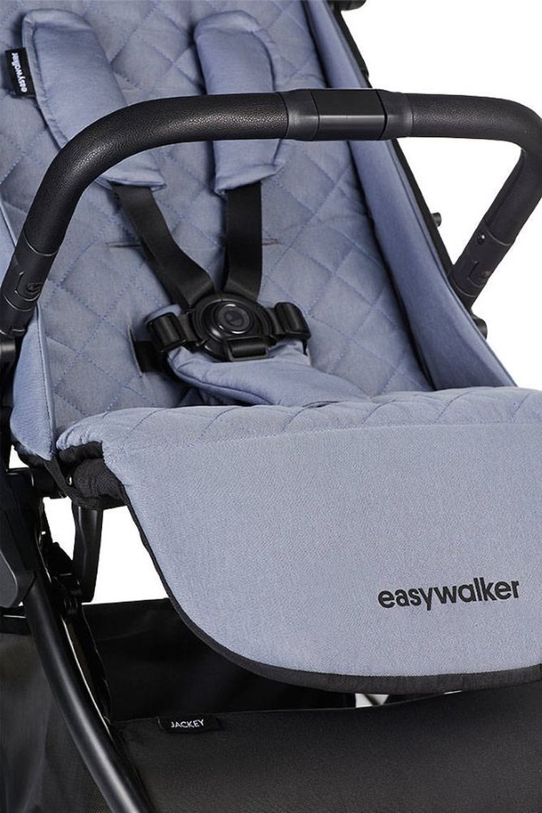 Easywalker, Jackey, kompaktowy wózek spacerowy, Steel Grey
